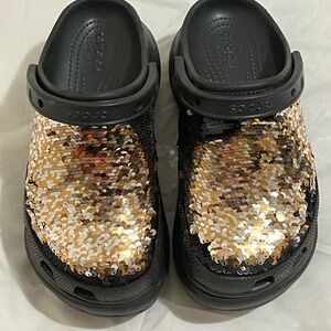 Crocs Classic Bae Sequin Clog Women’s Size 9